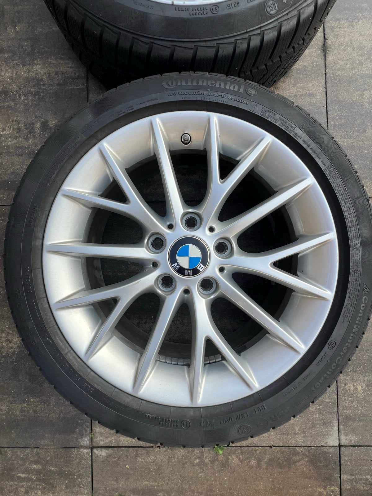 Originele BMW Runflat Winterwielset 17 inch (1 / 2 serie), Ophalen, Gebruikt, Banden en Velgen, 17 inch