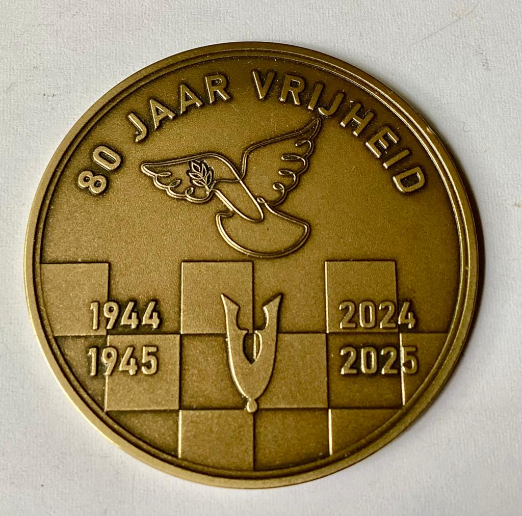 Penning Noord- Brabant. 80 Jaar Vrijkeid. 1945 / 2025., Ophalen of Verzenden, Overige materialen