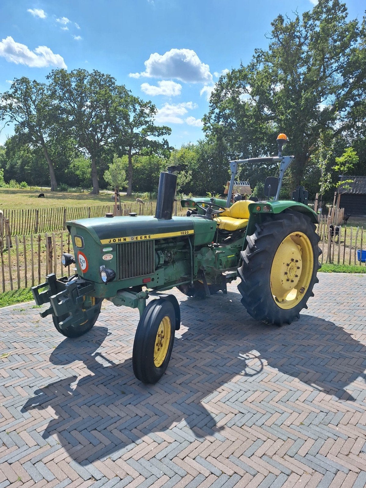 John deere 1020 met Hi/Lo, Zakelijke goederen, Ophalen of Verzenden, Gebruikt, Tot 80 Pk, John Deere