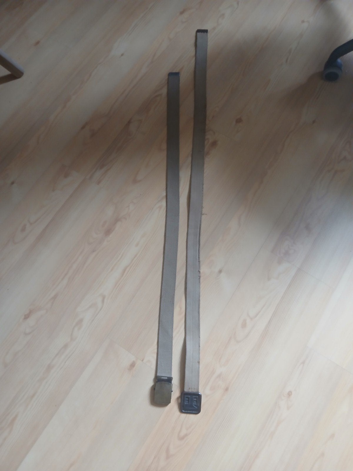 2 originele US WW2 riemen - Militaria, Ophalen of Verzenden