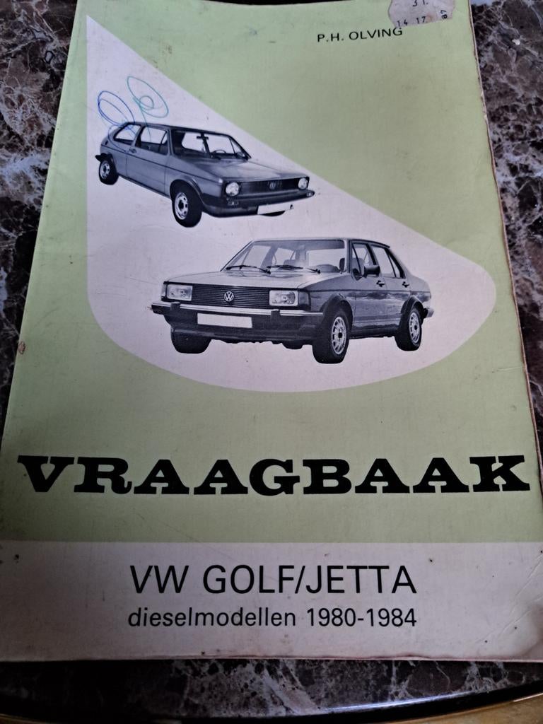 Vraagbaak VW Golf/Jetta dieselmodellen 1980-1984, Ophalen of Verzenden, Gelezen, Volkswagen, P.H. Olving