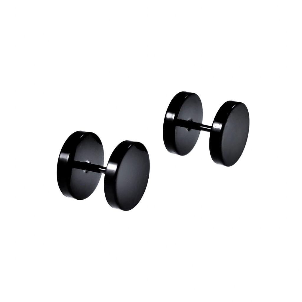 Ø10mm Studs-Oorbellen Unisex Staal Zwart PVD-Coating Oorknop, Sieraden, Tassen en Uiterlijk, Oorbellen, Overige materialen, Birgitta-Gracht 33, 6465 EL Kerkrade, Nederland