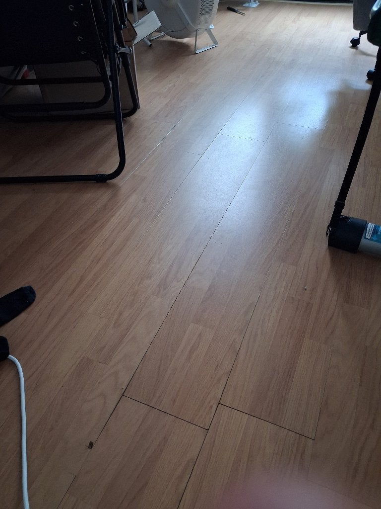 Oude laminaatvloer, Ophalen, Gebruikt, 50 tot 150 cm, 10 m² of meer