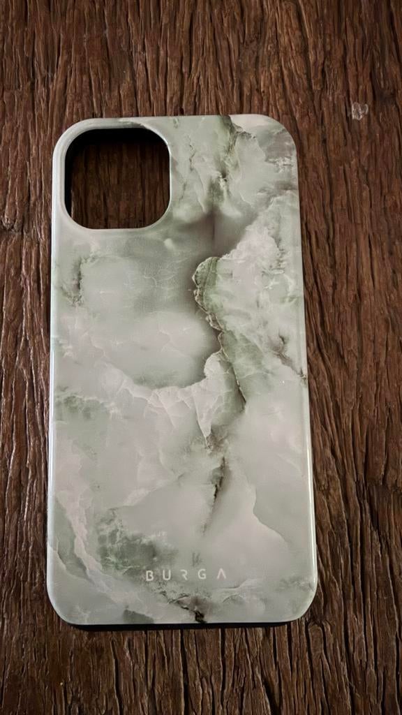 Burga telefoonhoesje iPhone 13 - Marmerlook, Kunststof, IPhone 13, Krasbestendig, Hoesje of Tasje