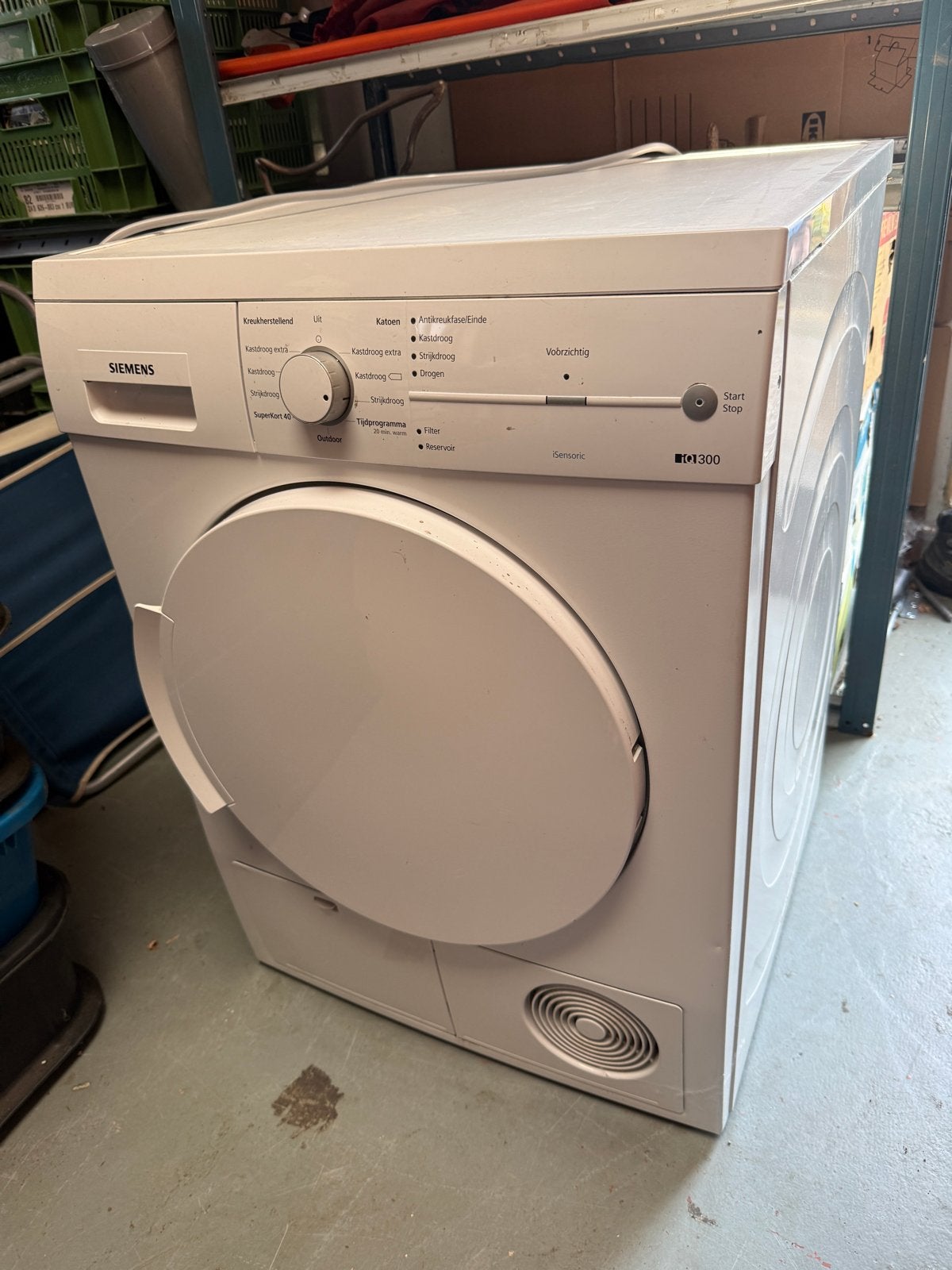 Siemens iQ300 Wasdroger - Goede staat, Ophalen, 6 tot 8 kg, Gebruikt, Voorlader