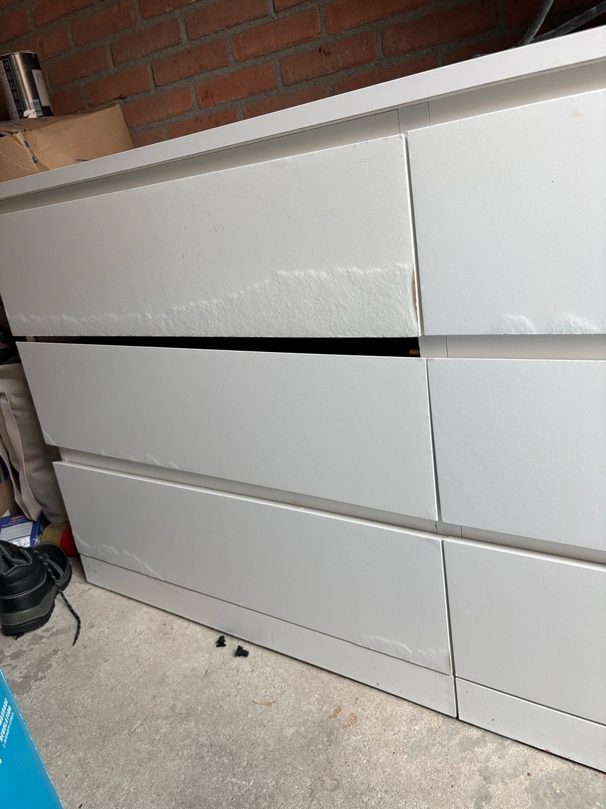 Ikea Malm Kast - Beschadigd, Gratis Af te Halen, Ophalen, Gebruikt, 100 tot 150 cm, Met lade(s)