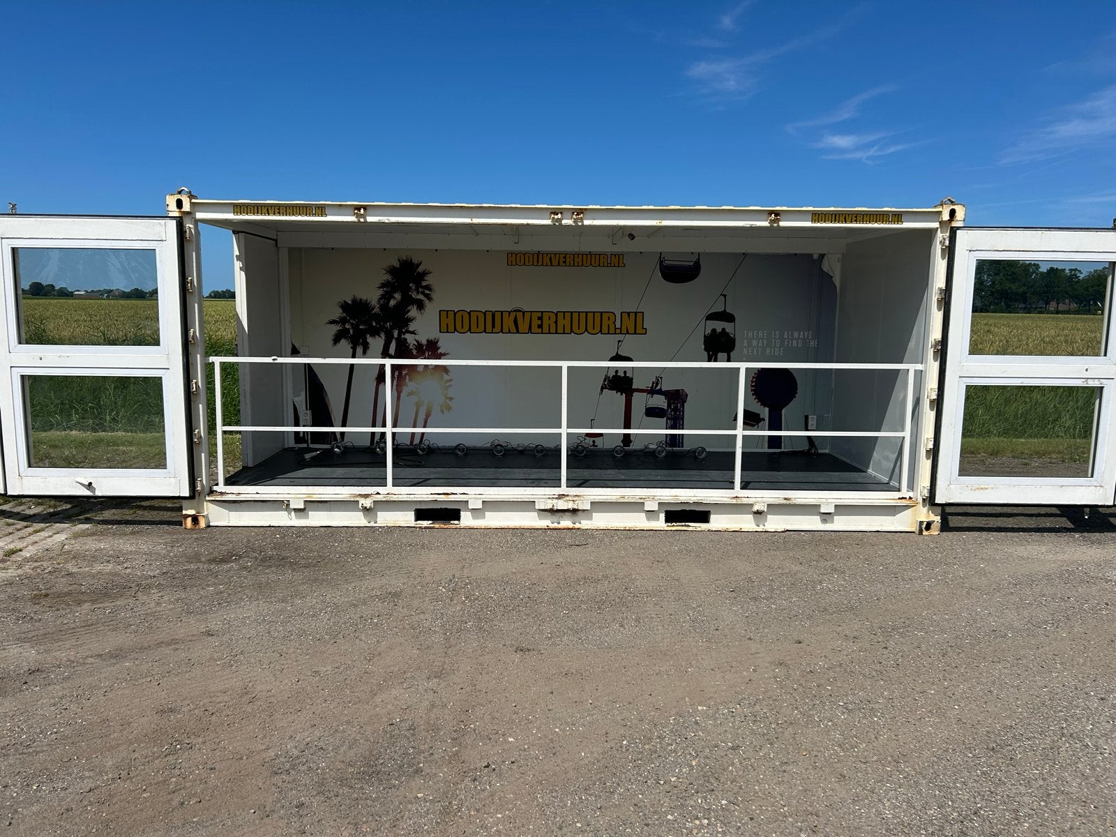 Geïsoleerde Openside 20ft zeecontainer - Multifunctioneel, Zakelijke goederen, Machines en Bouw | Keten en Containers, Ophalen of Verzenden