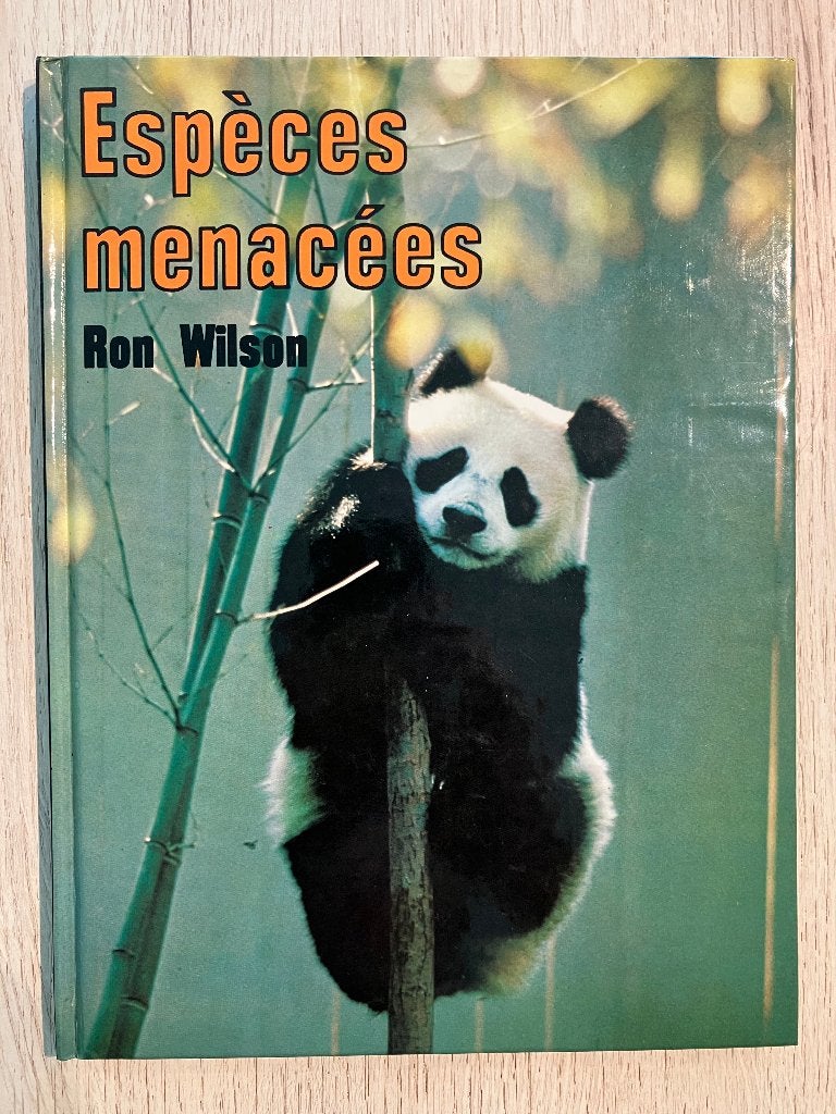 Boek : Espèces Menacées (Français), Ophalen of Verzenden, Zo goed als nieuw, Ron Wilson