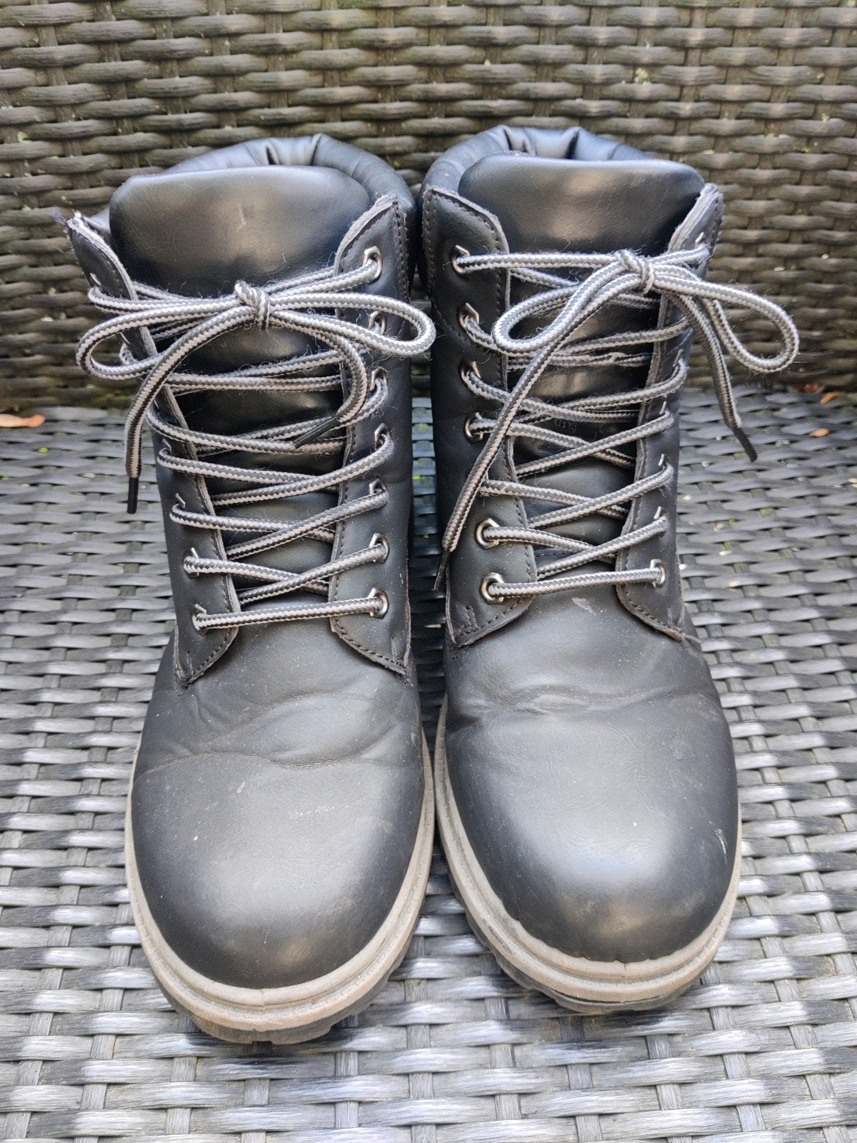 Hoge stoere booties, zwart 41, Kleding | Dames, Zwart, Overige typen, Ophalen of Verzenden, Gedragen