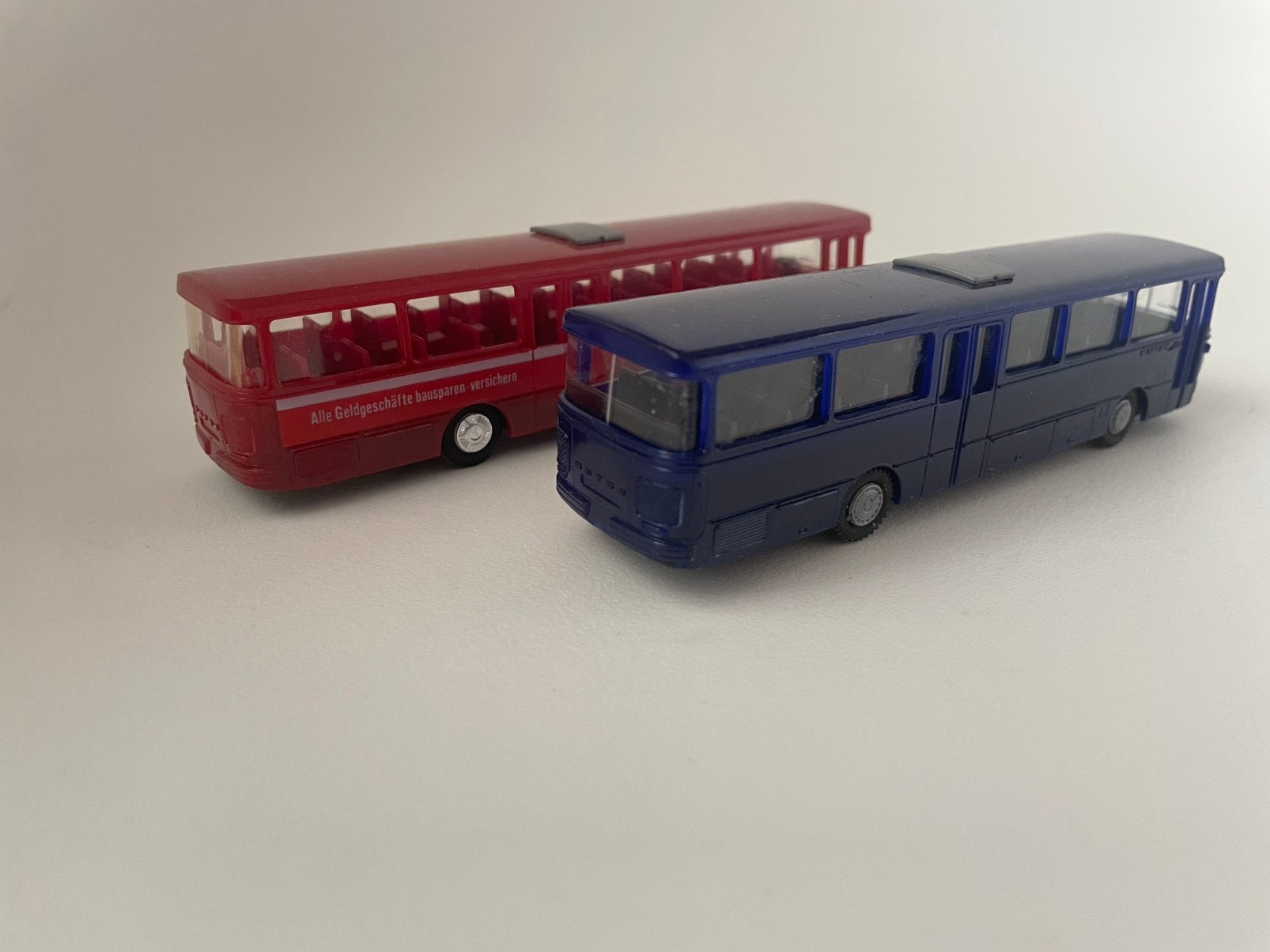model 2 x Setra S 140 SE stadsbus IMU I.M.U. 1/87, Ophalen of Verzenden, Gebruikt, Bus of Vrachtwagen