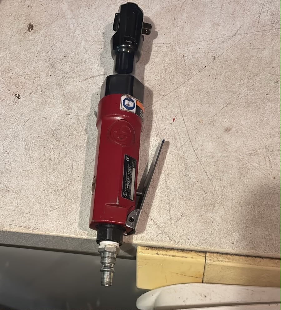 Pneumatische ratel en boormachine set