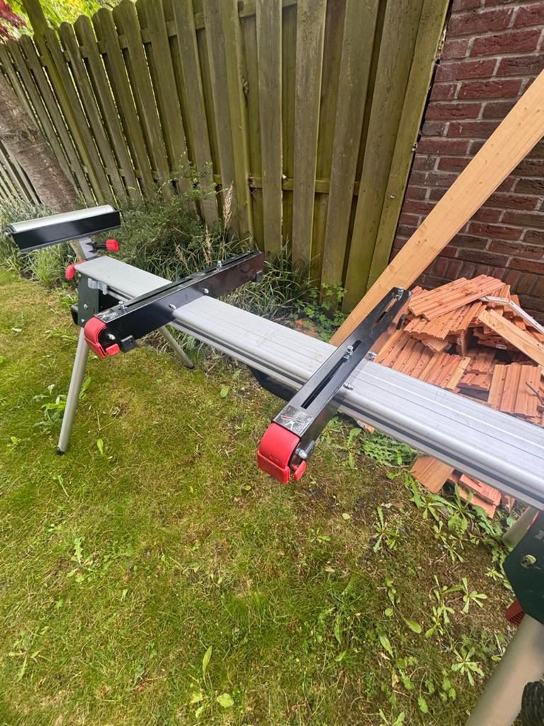 Metabo KSU 401 Afkortzaag onderstel, Doe-het-zelf en Verbouw, Gereedschap | Zaagmachines, Gebruikt, 70 mm of meer, Ophalen of Verzenden
