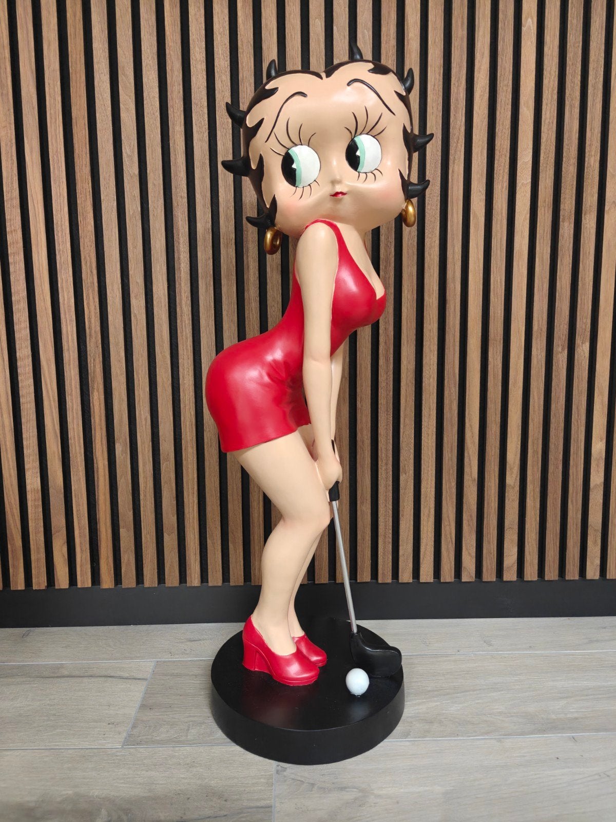 Betty Boop Golfster, golf sport rode jurk , Betty +-100cm, Ophalen of Verzenden, Nieuw, Mens