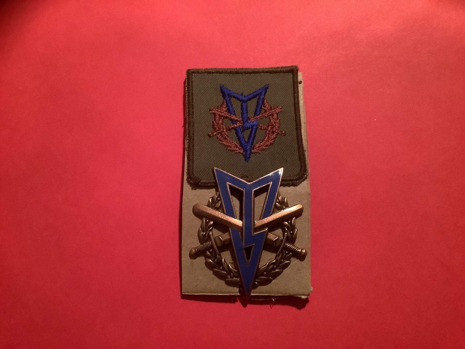 MLV set, Verzamelen, Militaria | Algemeen, Ophalen of Verzenden, Landmacht, Nederland, Embleem of Badge