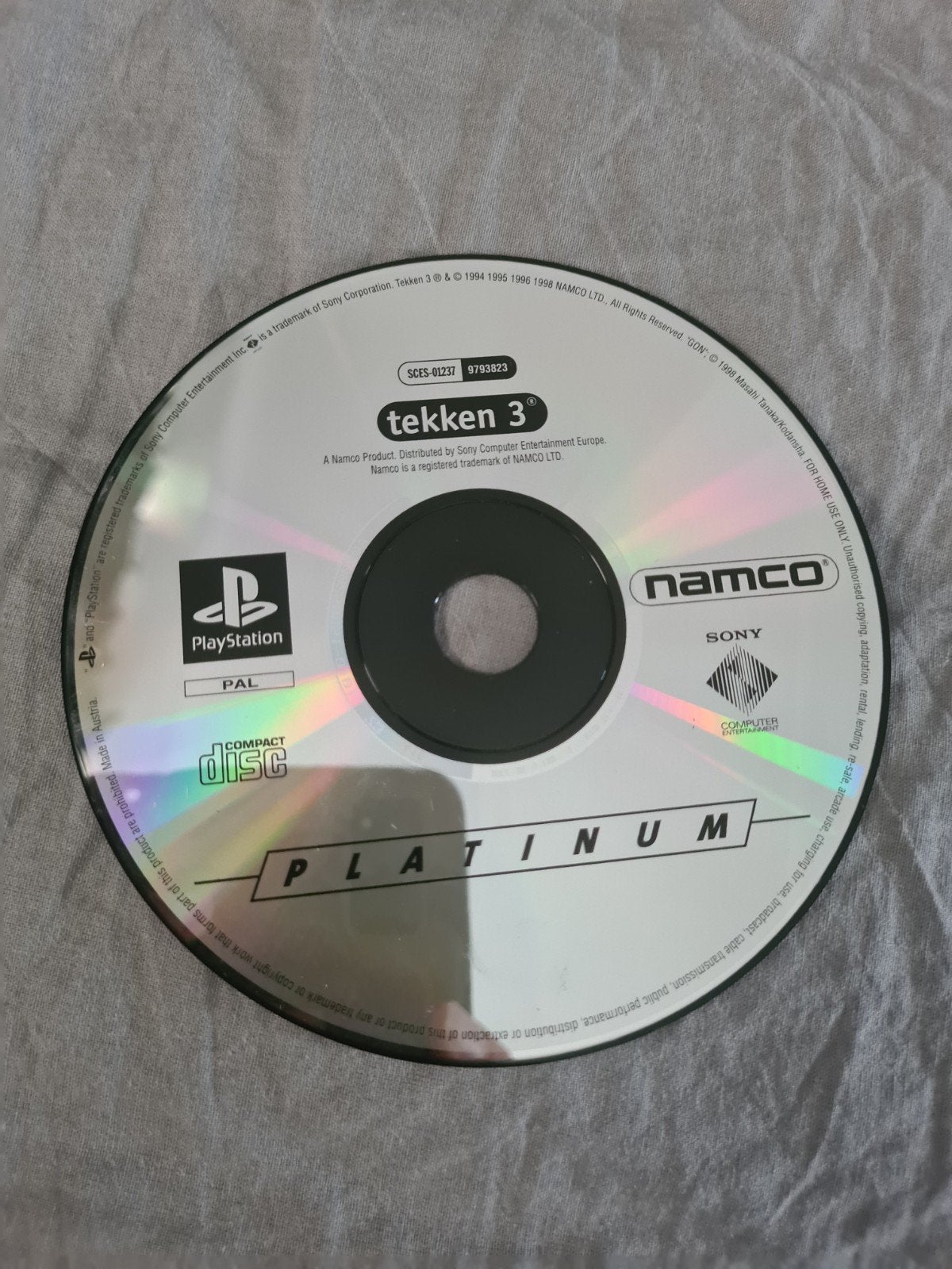 Tekken 3 Platinum (PlayStation 1) - Klassieke Vechtgame, Spelcomputers en Games, Games | Sony PlayStation 1, Gebruikt, Vechten