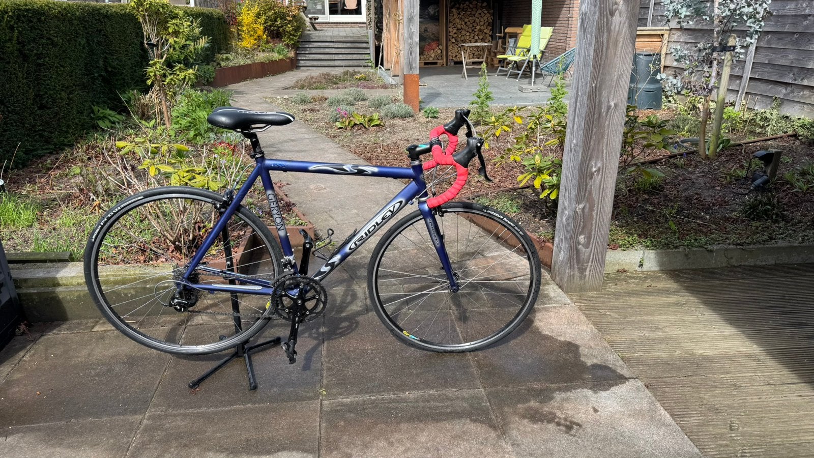 Ridley racefiets, Fietsen en Brommers, Fietsen | Racefietsen, Gebruikt, Velgrem, Dames, 53 tot 57 cm