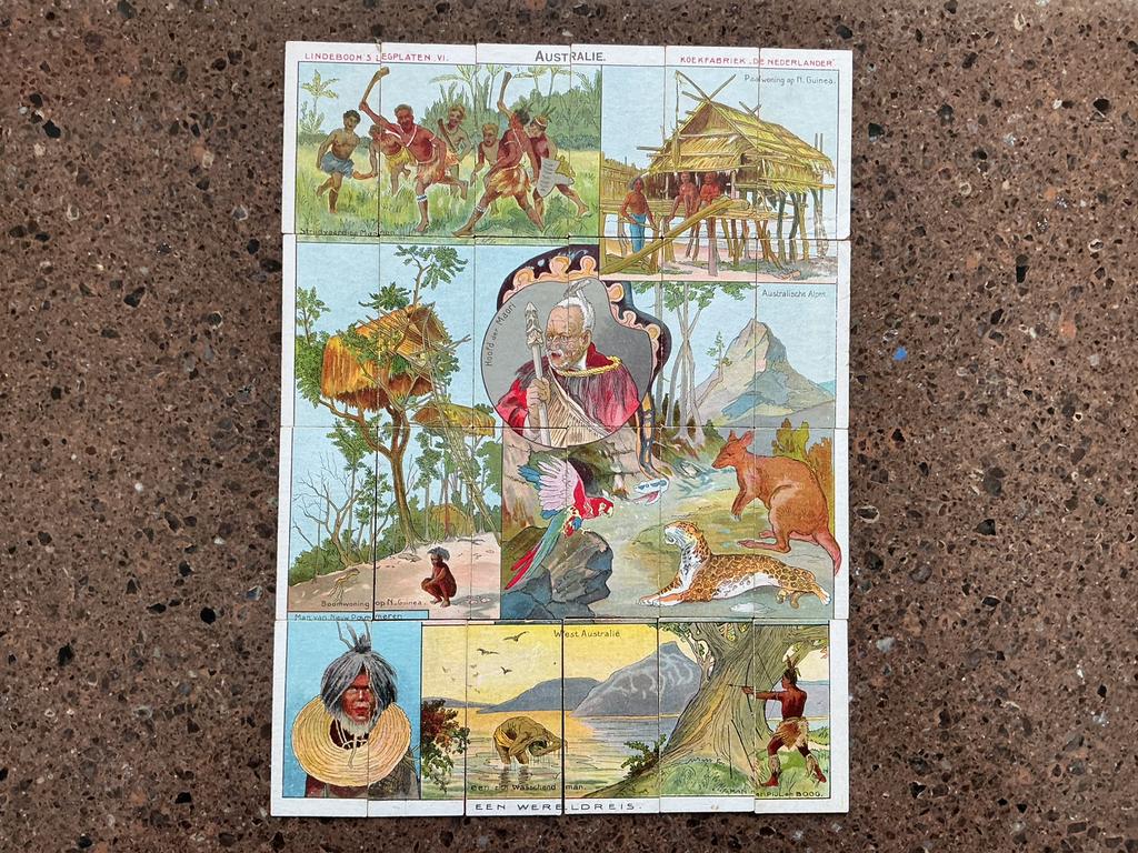 Lindeboom reclame plaat 6  Australie, Antiek en Kunst, Ophalen of Verzenden