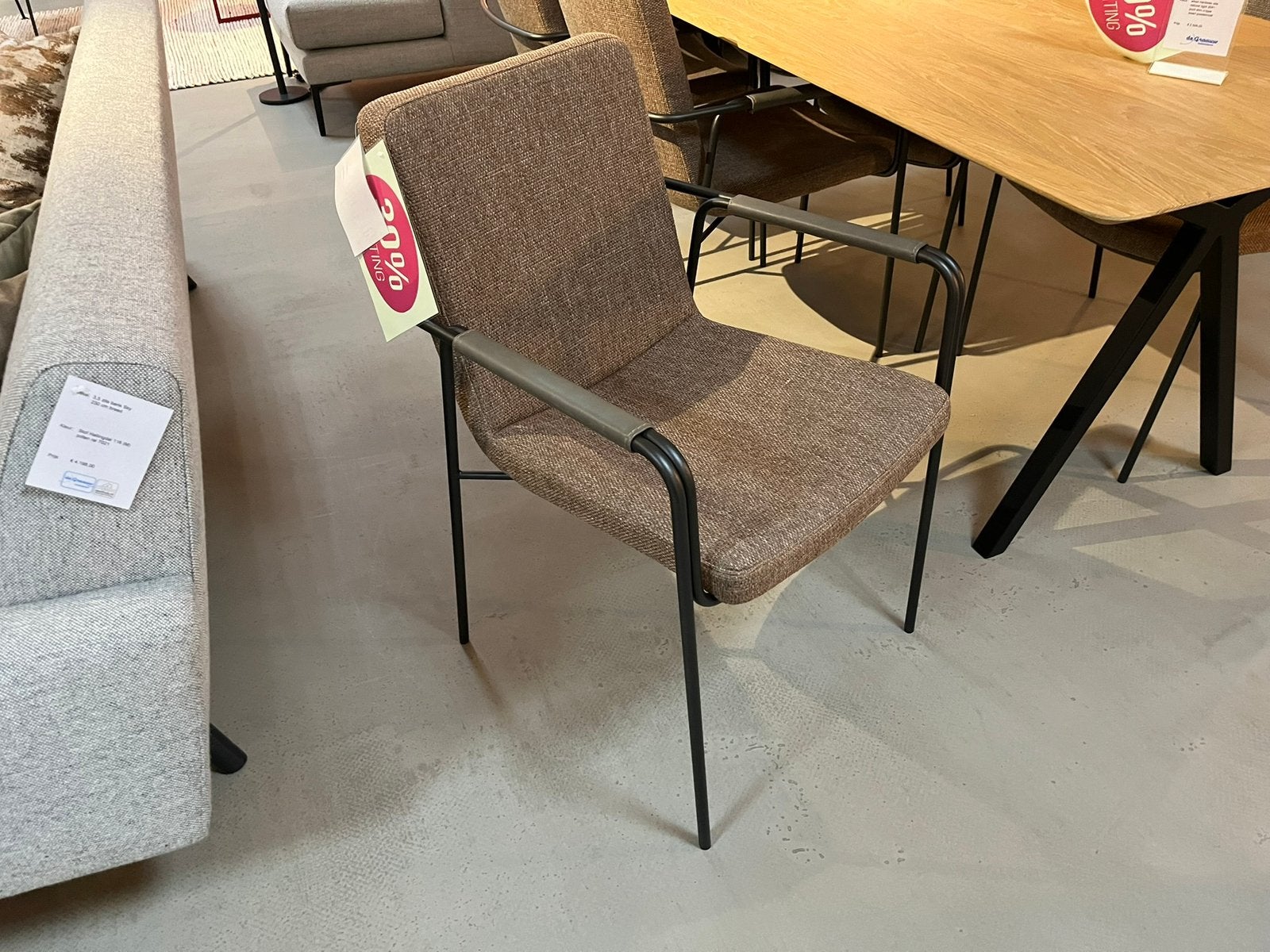 Eetkamerfauteuil Tibbe Bert Plantagie, Huis en Inrichting, Ophalen, Nieuw, Stof, Vijf, Zes of meer stoelen