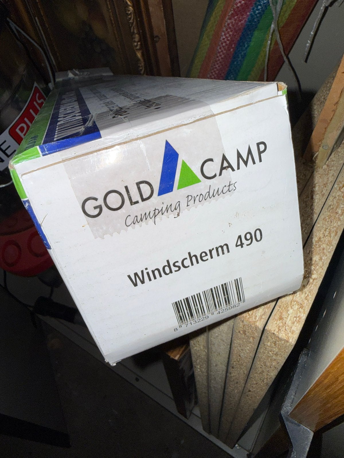 2x Gold Camp Windscherm 490 - Nieuwstaat, Ophalen, Uittrekbaar, Nieuw