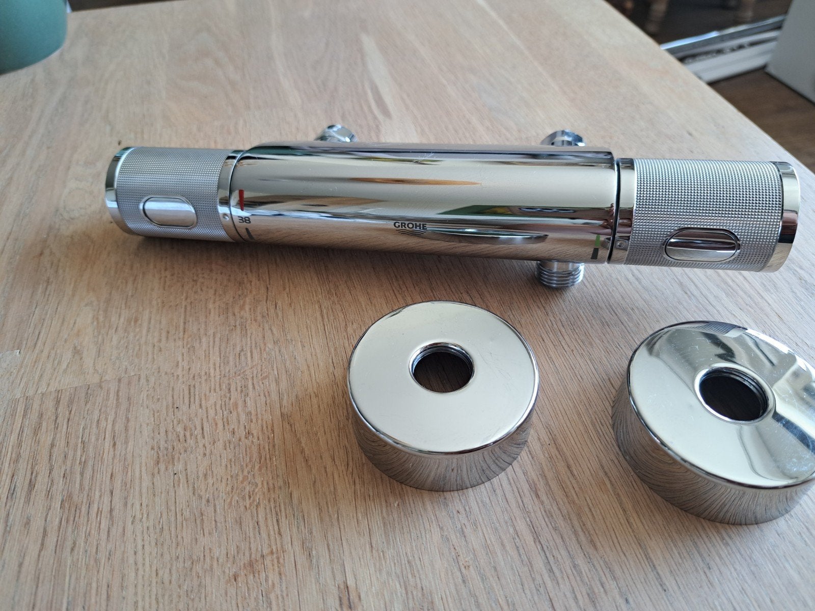 Grohe Thermostaatkraan 12cm h.o.h. - Zo goed als nieuw, Ophalen of Verzenden, Zo goed als nieuw