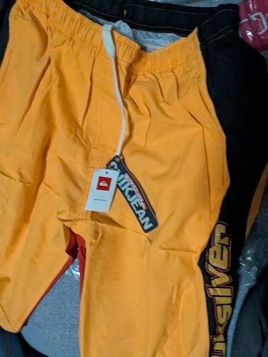 Nieuwe Quiksilver Zwemshort - Oranje/Zwart/Rood - Maat XL, Quiksilver, Maat 56/58 (XL), Oranje, Ophalen of Verzenden