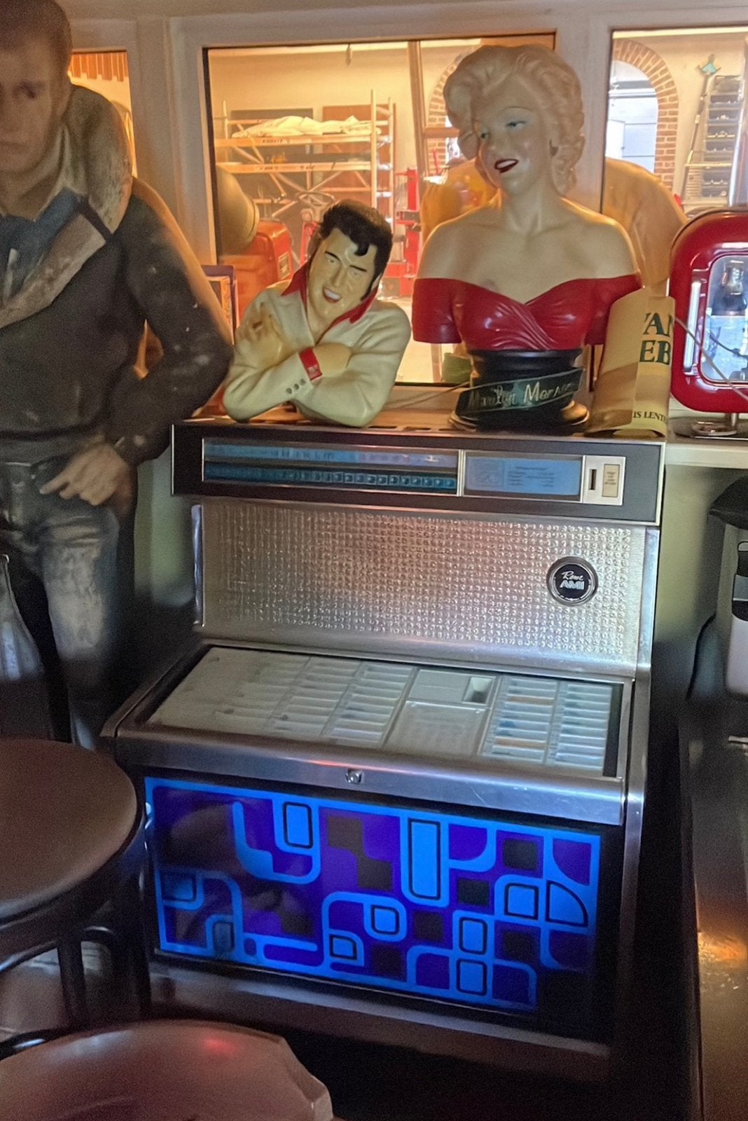 Goedspelende rowe ami jukebox incl. Singels café kroeg, Verzamelen, Automaten | Jukeboxen, Ophalen, Zo goed als nieuw, 1950 tot 1960