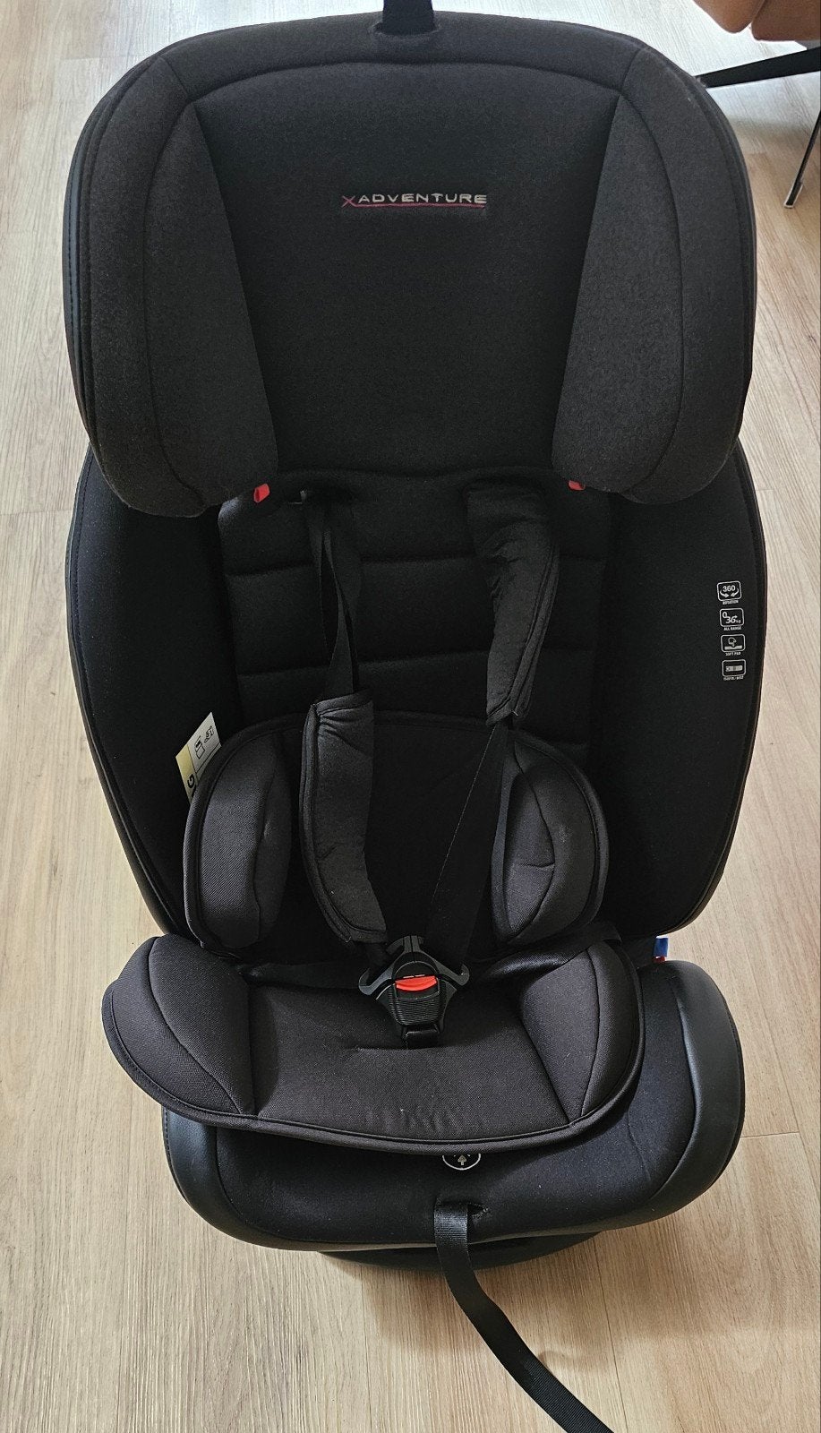 XAdventure 360 Draaibare Autostoel 0-36kg Isofix/Gordel, Autogordel of Isofix, Gebruikt, 0 t/m 18 kg, Ophalen
