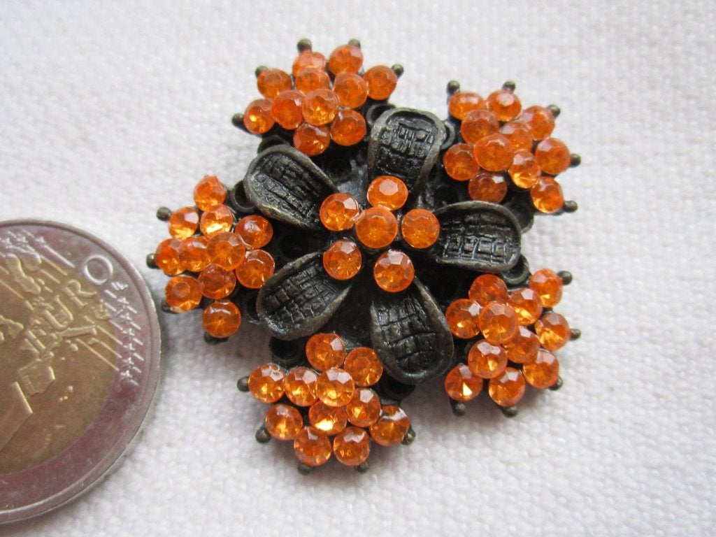 36.  Schitterende oude broche, Ophalen, Overige materialen, Broche