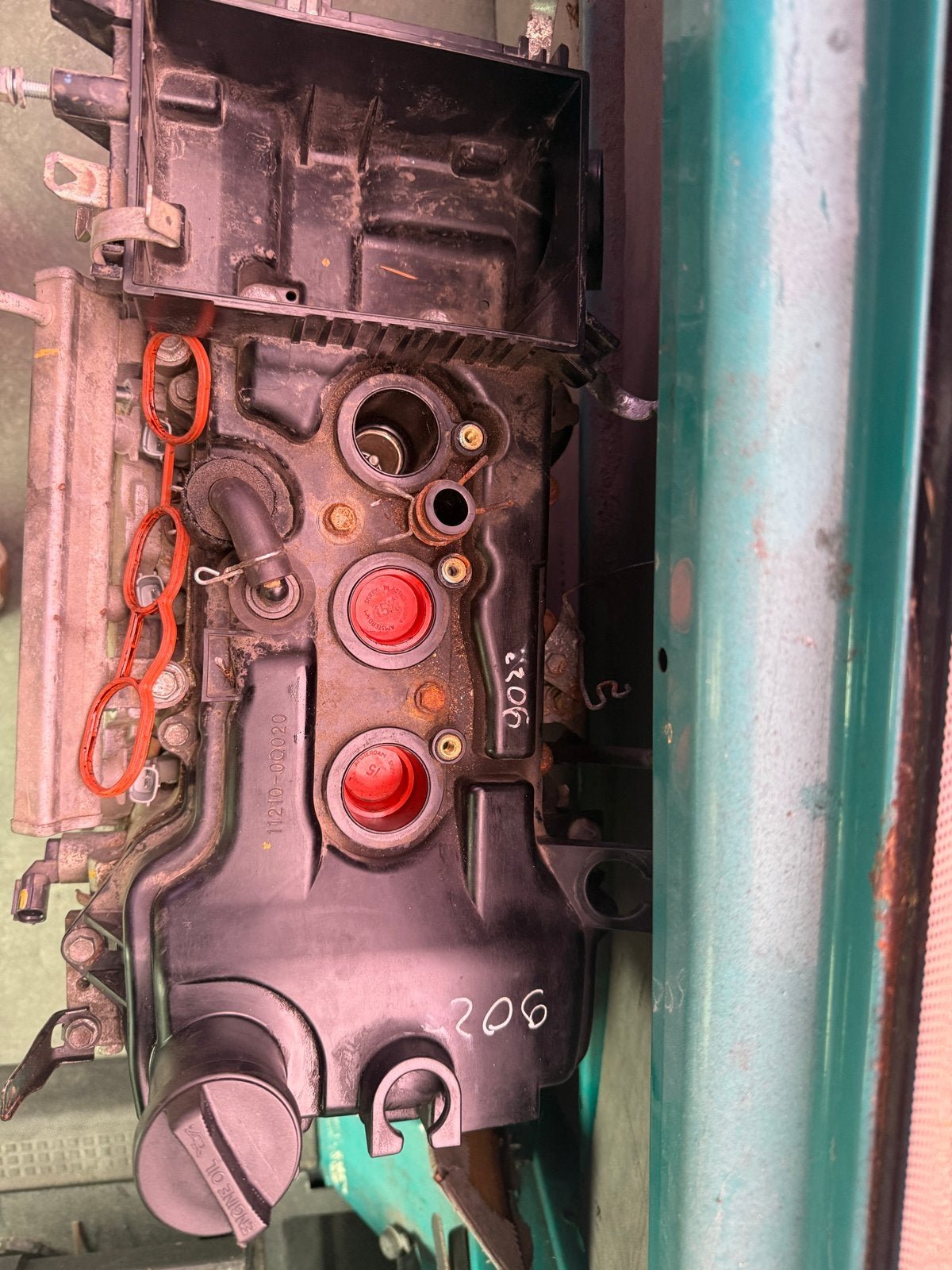 Motor Citroën C1 / Peugeot 108 / Toyota Aygo (1KR-B52), Ophalen, Gebruikt, Citroën