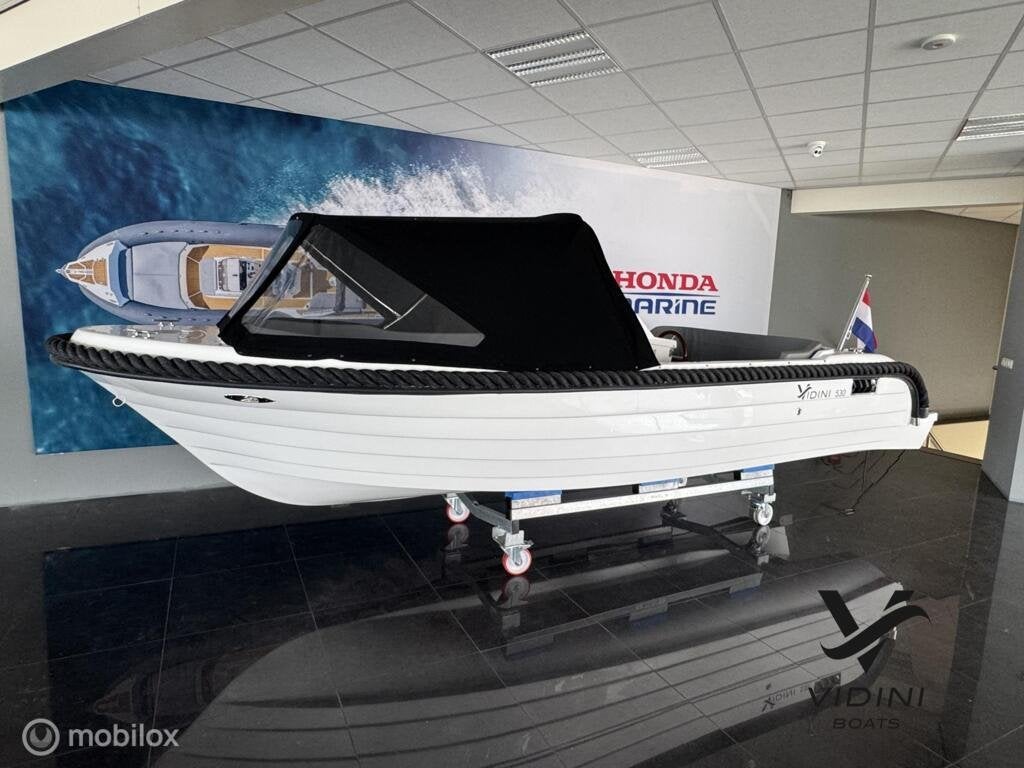 Nieuwe Vidini 530 tender met Honda 15pk zeer compleet, -, -, Nieuw, -