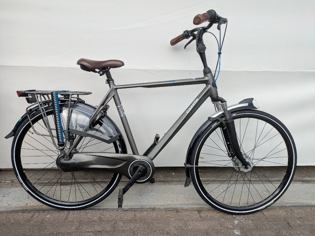 28 inch Gazelle Eclipse C8 met 8 versnellingen en vering., Ophalen, Versnellingen, Zo goed als nieuw, 57 tot 61 cm