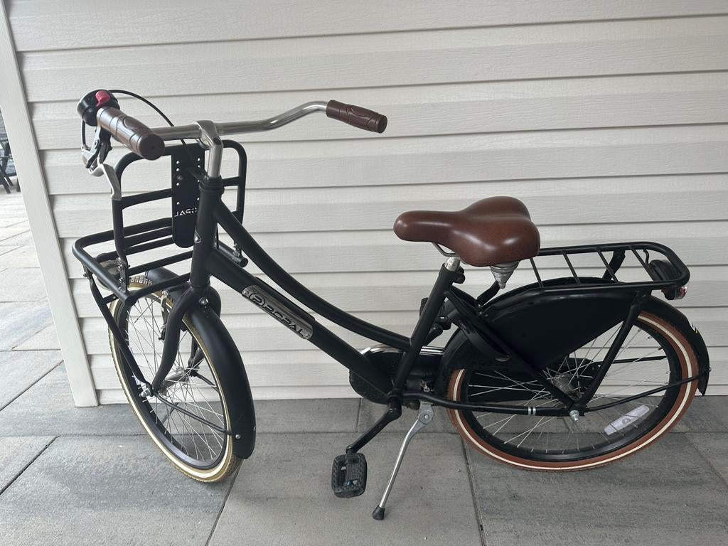 Meisjesfiets popal 22 inch, Ophalen, 22 inch, Gebruikt, Handrem