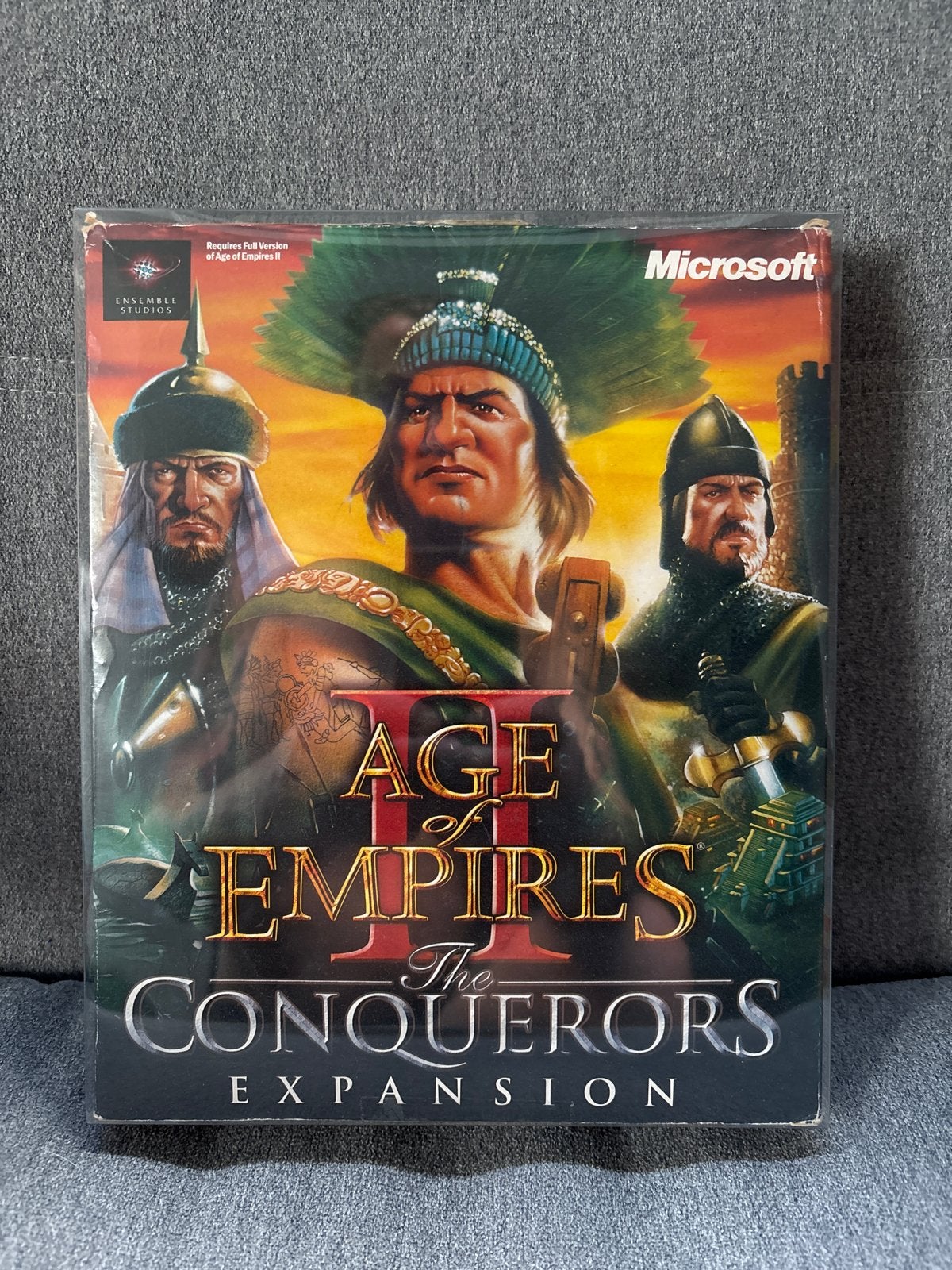 Age of Empires II: big box, The Conquerors Expansion (PC), Gebruikt, Eén computer, Ophalen of Verzenden, 3 spelers of meer