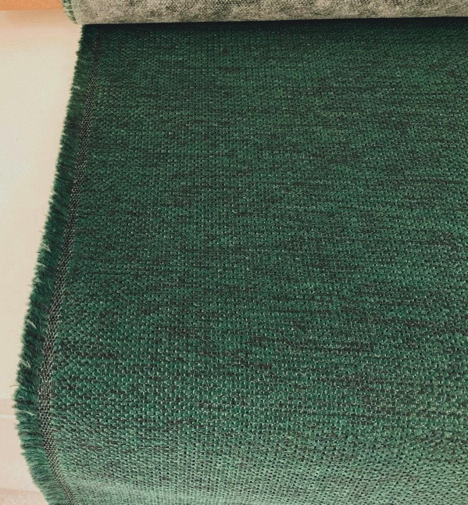 Meubelstof groen melange; 2,1 meter; NU 49 euro, 120 cm of meer, Ophalen of Verzenden, Polyester, Groen