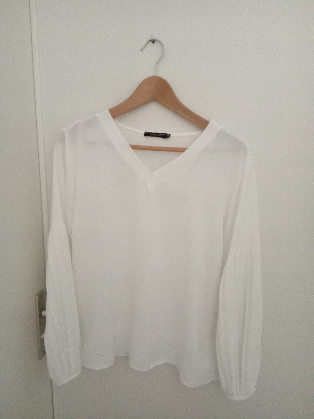 Nette witte blouse van Chastar, maat L/XL, Maat 42/44 (L), Ophalen of Verzenden, Zo goed als nieuw, Wit