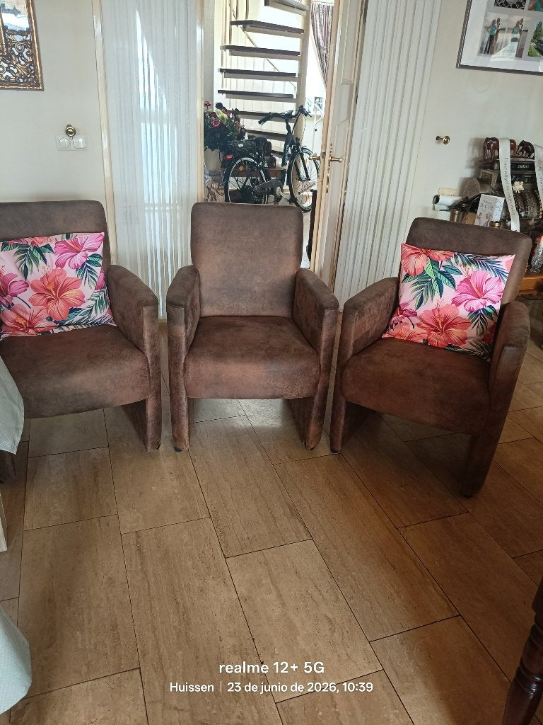 Eetkamer stoelen, Ophalen, Overige materialen, Gebruikt, Bruin