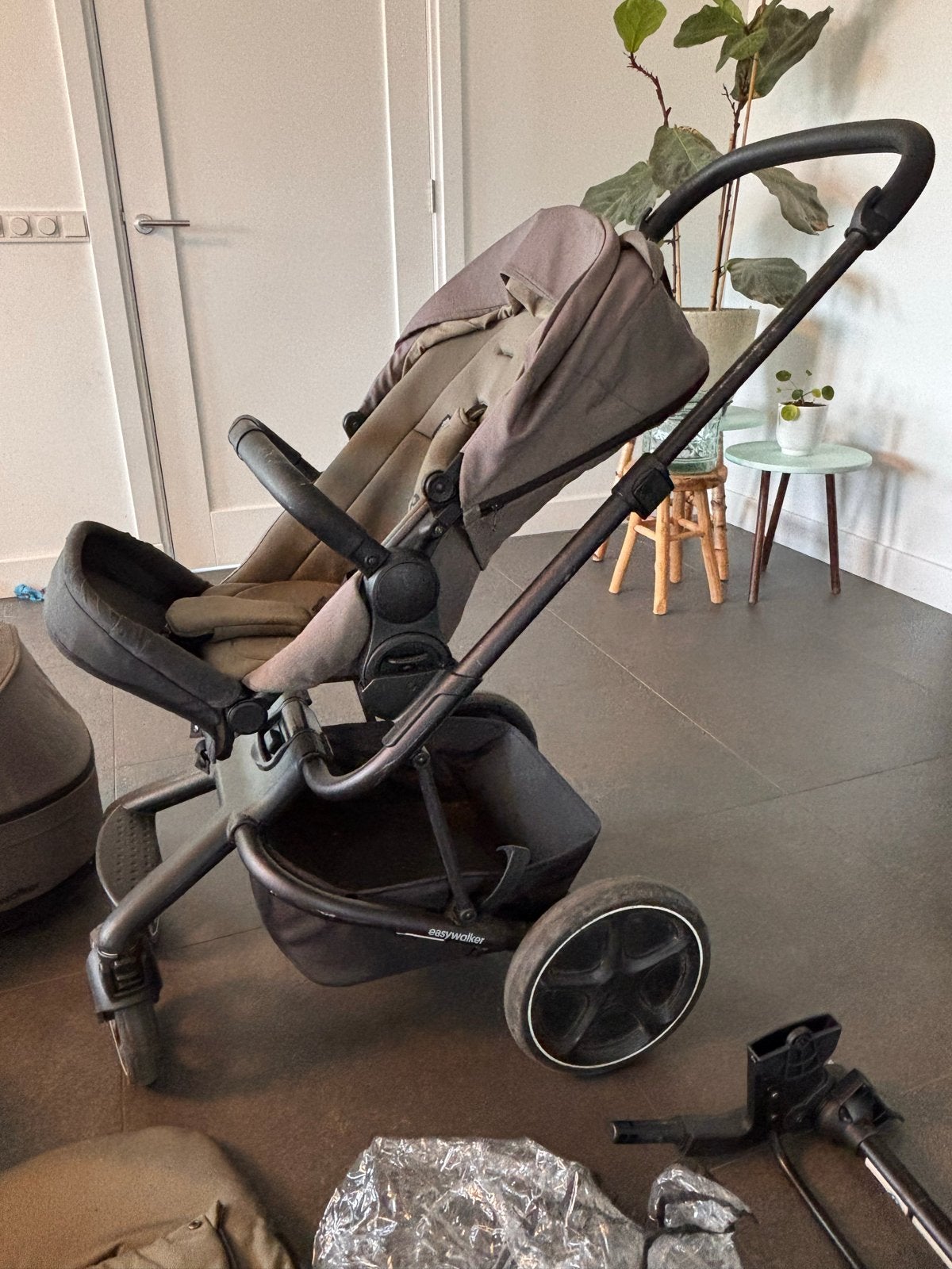 Easywalker Kinderwagen met reiswieg en zitje, Gebruikt, Combiwagen, Met reiswieg, Ophalen