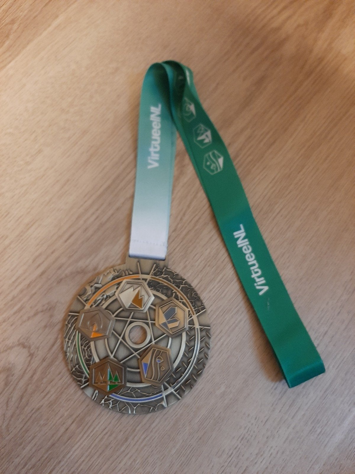 VirtueelNL wandel medaille, Postzegels en Munten, Penningen en Medailles, Ophalen of Verzenden