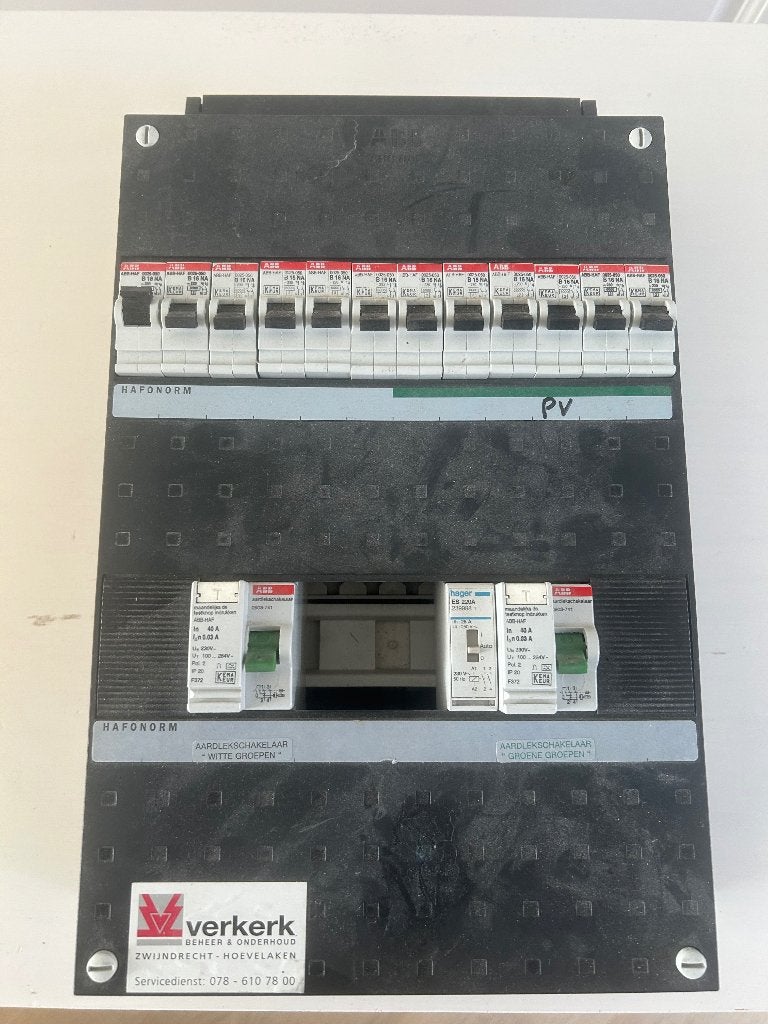Groepenkast, Ophalen of Verzenden, Gebruikt, ABB, Groepenkast