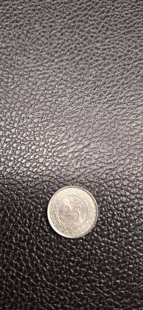 Suriname 25 cent 1979, Ophalen of Verzenden, Overige materialen