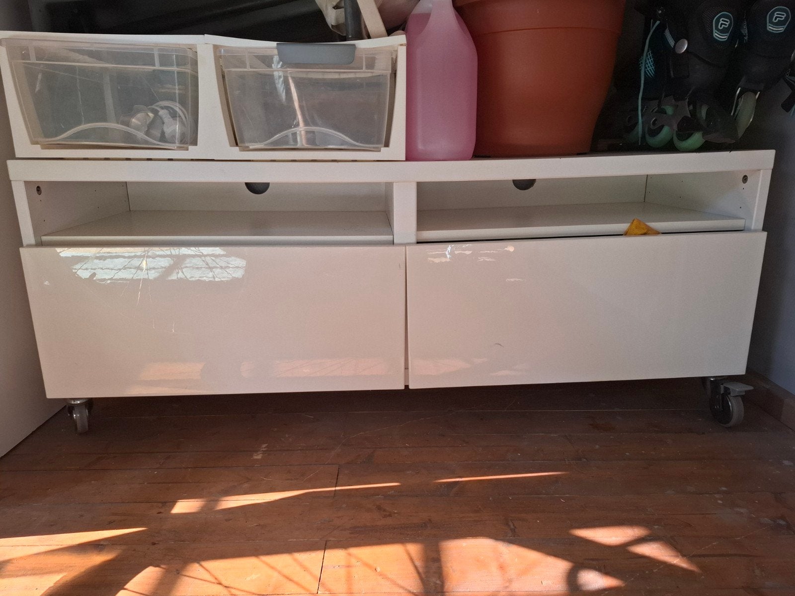 Gratis tv meubel / afhalen, Gebruikt, Ophalen of Verzenden, Minder dan 100 cm, Overige houtsoorten
