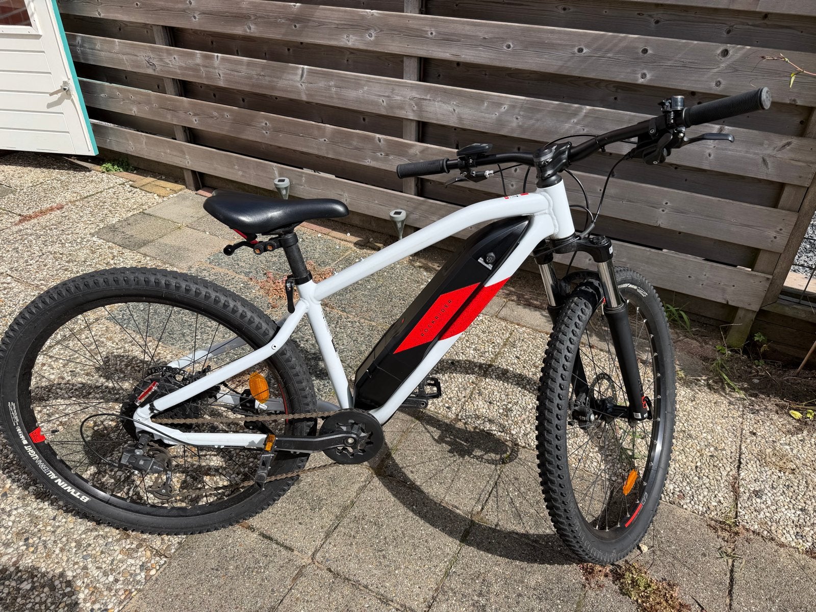 Rockrider ST 100 Elektrische Mountainbike, Fietsen en Brommers, Fietsen | Mountainbikes en ATB, Hardtail, Heren, Zo goed als nieuw