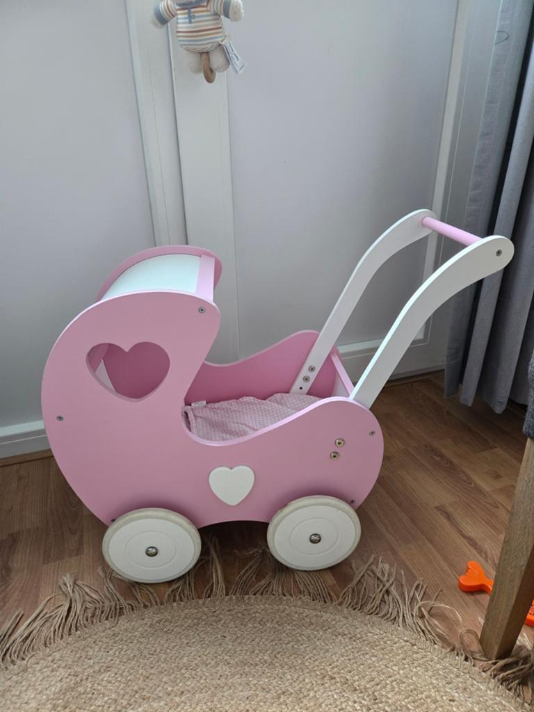 Houten kinderwagen, Ophalen, Gebruikt