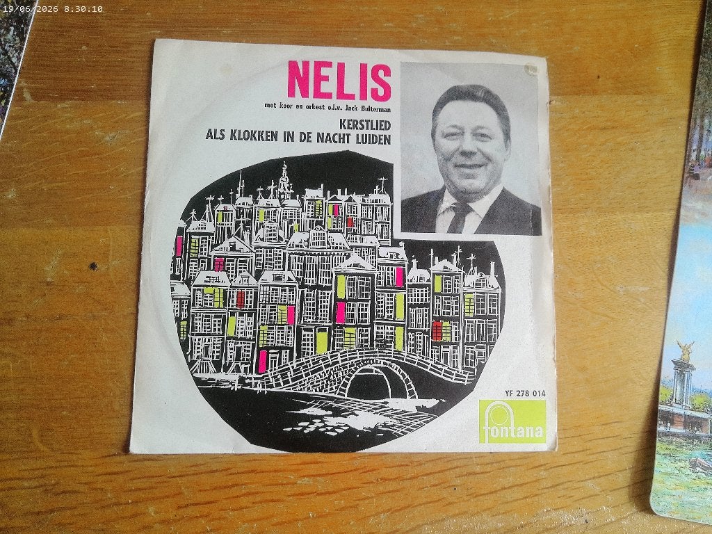 Nelis - Kerstlied / Als klokken in de nacht luiden, Fotohoes, Ophalen of Verzenden, Gebruikt, Nederlandstalig