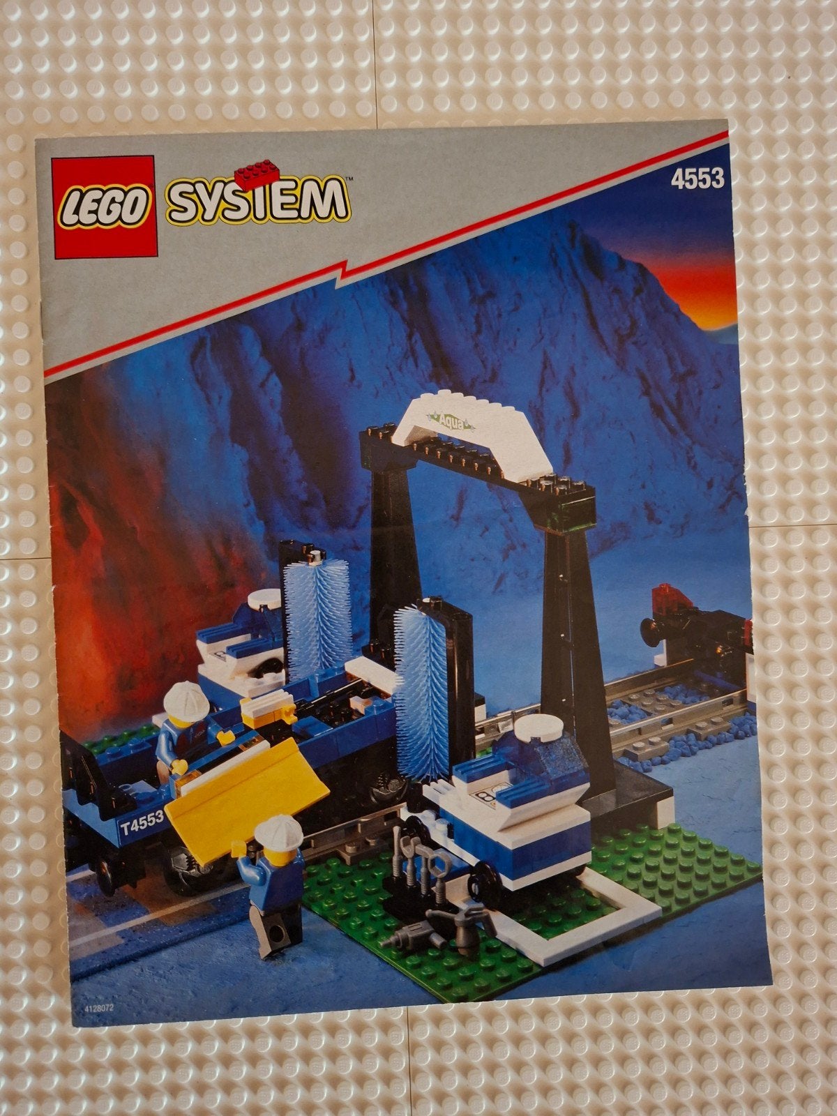 LEGO TREIN 4553 WASSTRAAT COMPLEET, Lego, Ophalen of Verzenden, Zo goed als nieuw, Complete set