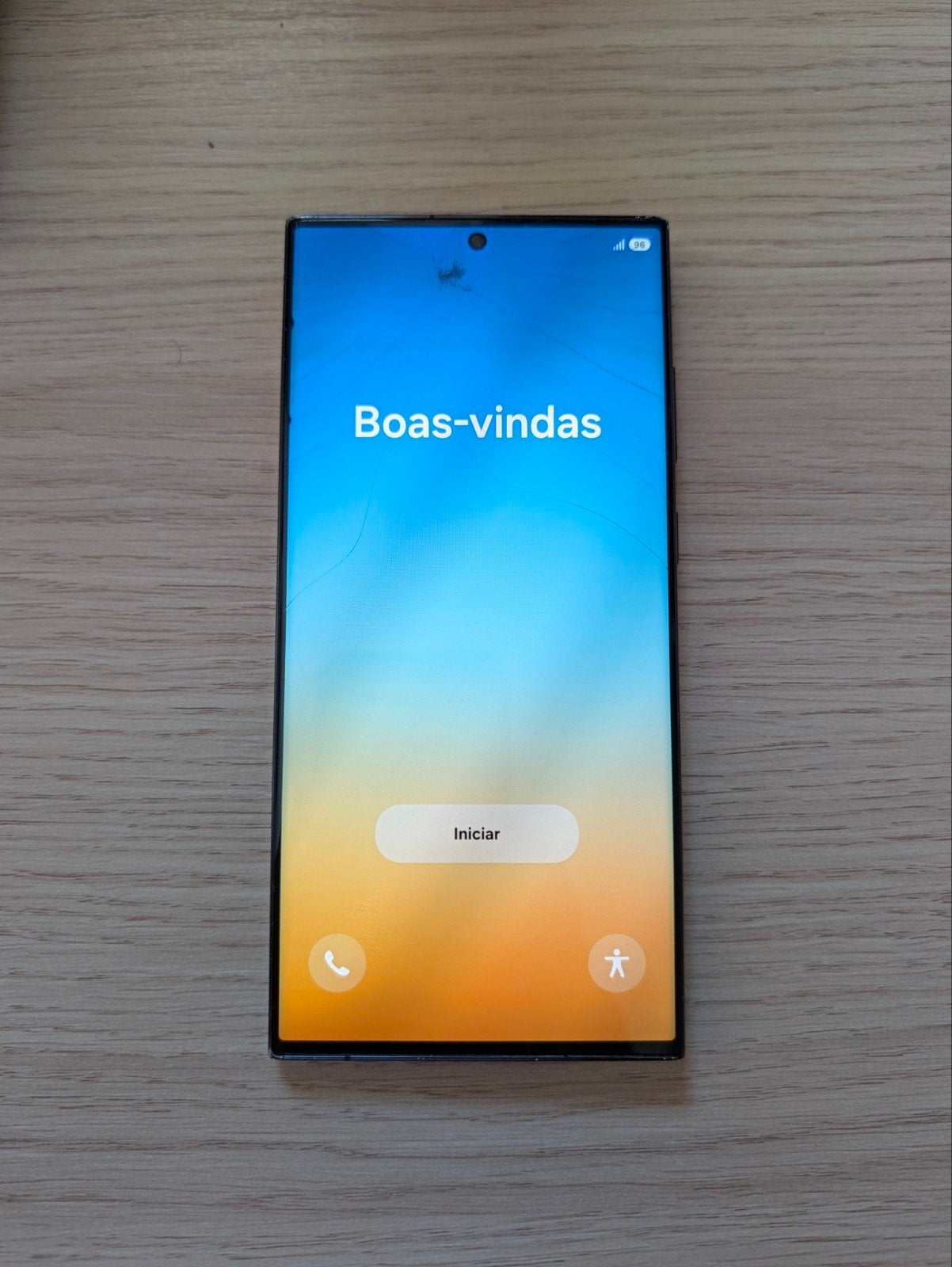 Samsung Galaxy S23 Ultra 256 GB - Zwart (Gebarsten Scherm), Gebruikt, Zwart, Touchscreen, Ophalen of Verzenden
