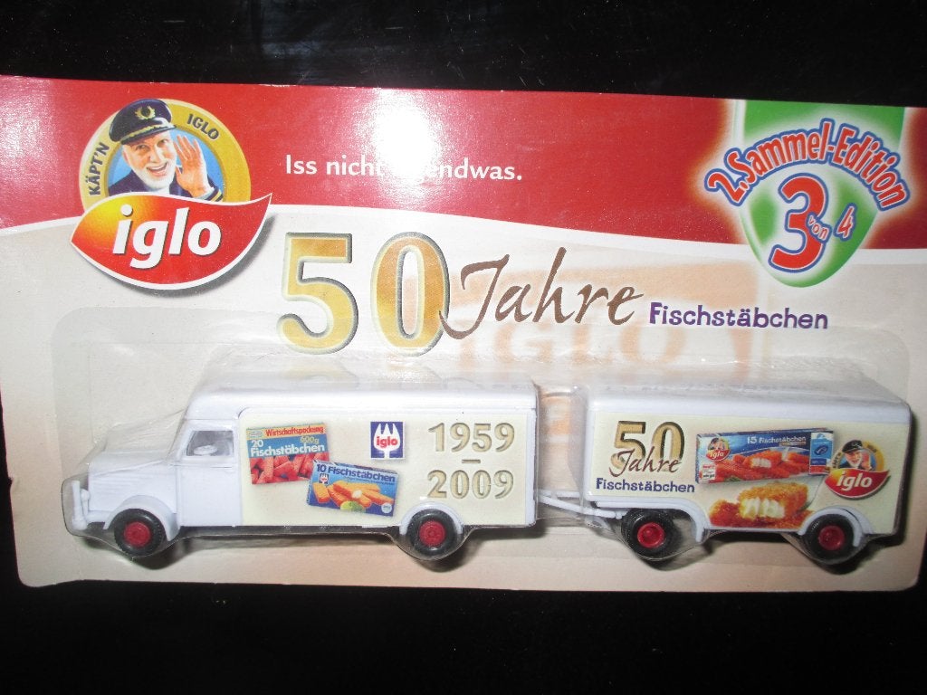 Büssing 8000 - 50 jaar Iglo, Hobby en Vrije tijd, Modelauto's | 1:87, Ophalen of Verzenden, Nieuw, Bus of Vrachtwagen, Rietze