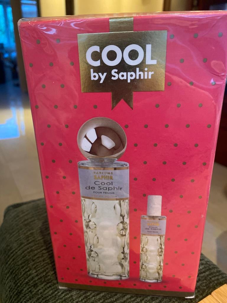 Cool by Saphir parfum set, Sieraden, Tassen en Uiterlijk, Uiterlijk | Parfum, Ophalen of Verzenden, Nieuw