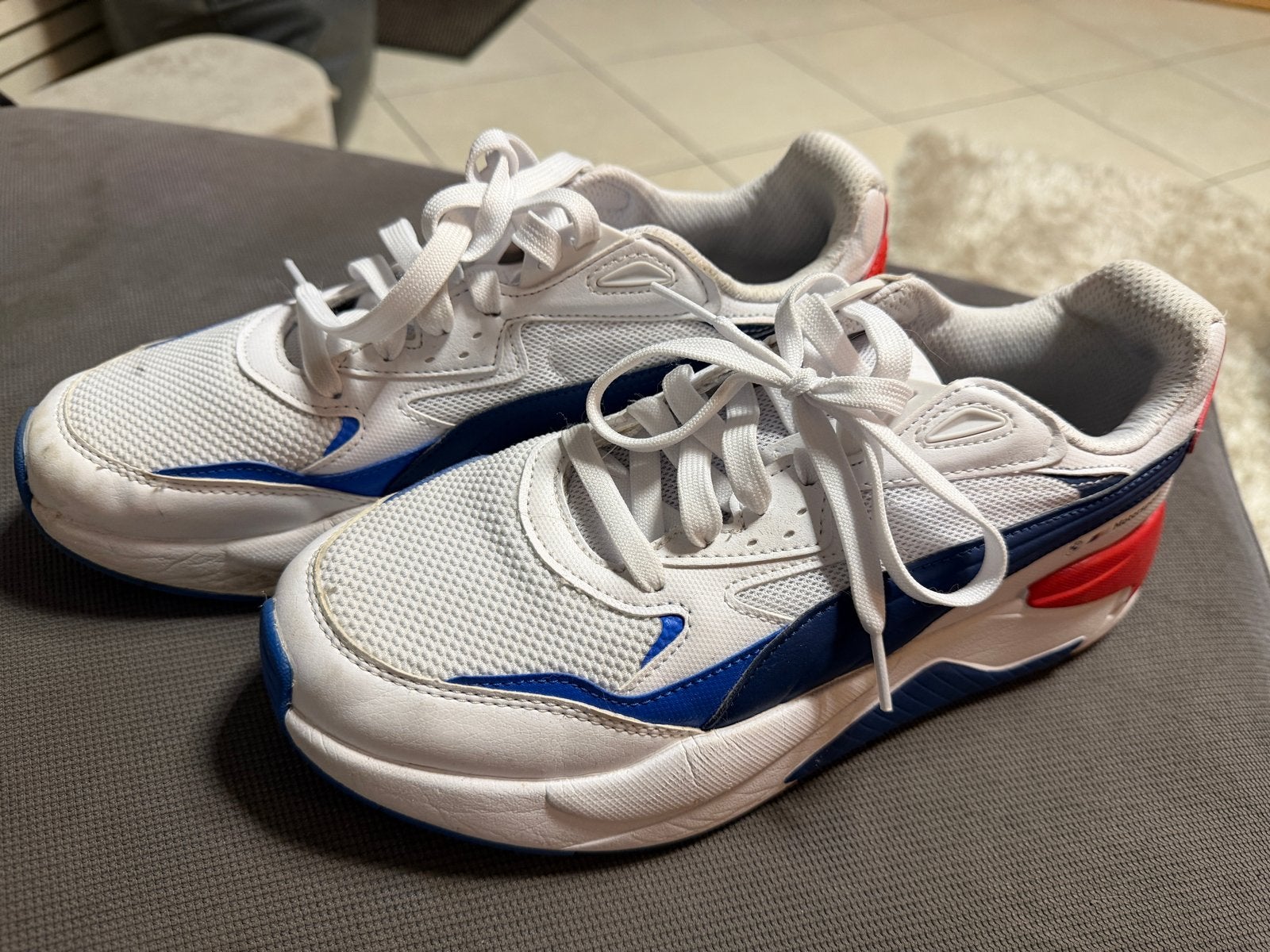 Puma BMW Sportschoenen Maat 43, Kleding | Heren, Ophalen of Verzenden, Gedragen, Wit, Sneakers of Gympen