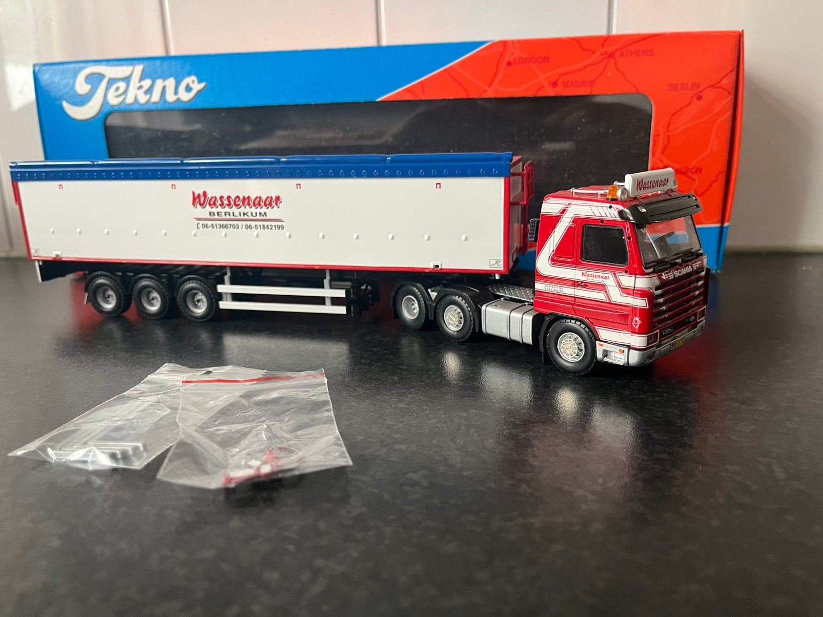 Tekno scania 143 wassenaar berlikum, Ophalen of Verzenden, Nieuw, Bus of Vrachtwagen, Tekno